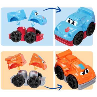 Конструктор Автовоз с машинками Mega Bloks JFR29