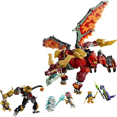Конструктор Дракон-трансформер Вайлдфаєр Lego Ninjago 71868