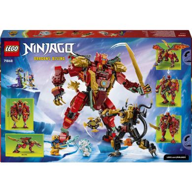Конструктор Дракон-трансформер Вайлдфаєр Lego Ninjago 71868
