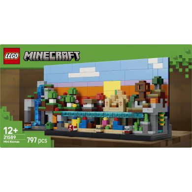 Конструктор LEGO Minecraft Мінібіоми 21589
