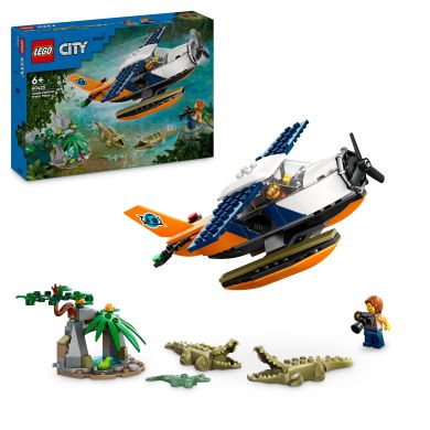 Конструктор Водный самолет для исследования джунглей LEGO City 60425