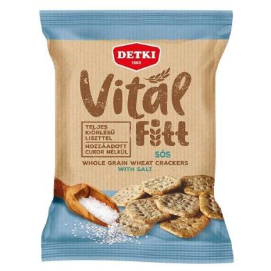 Крекеры VITAL Fitt с солью, 100г 5997380352674