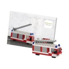 Листівка-конструктор Пожежна машина BRIXIES 220.045
