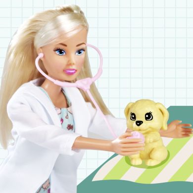 Лялька Штеффі Ветеринар з переноскою для тварин SIMBA TOYS 5733702