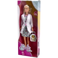 Лялька Штеффі Ветеринар з переноскою для тварин SIMBA TOYS 5733702