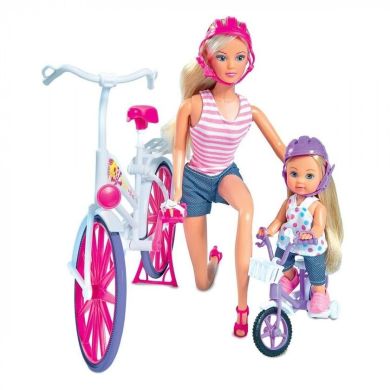Ляльковий набір Simba Штеффі та Еві Прогулянка на велосипедах 5733045