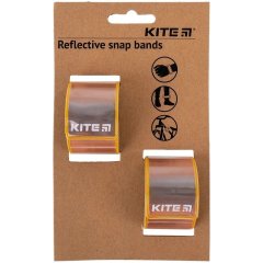 Набір браслетів світловідбиваючих, персикові Kite K23-108-2