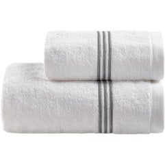 Набор полотенец (60*110 см, 40*60 см) цв. GRIGIO Белый Biancoperla