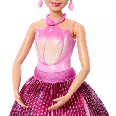 Набор сюрприз с куклой Barbie Petal Pop Розовый тюльпан JMF57