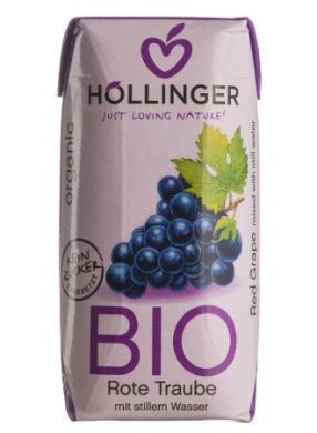 Напиток на основе сока Hollinger Красный виноград органический 200 мл 41274 9120008990361