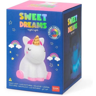Ночник Sweet Dreams Единорог Legami изменяющий цвет свет NIL0001