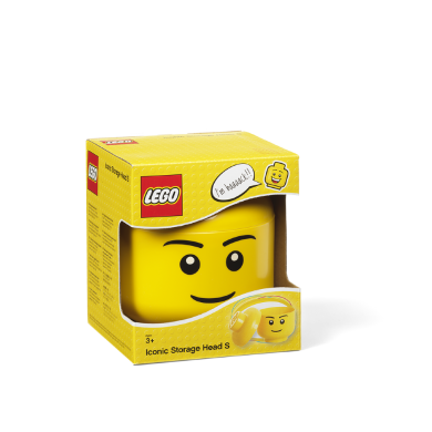 Пластиковий контейнер для зберігання LEGO Обличчя хлопчика, великий 40321724
