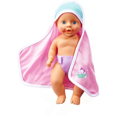 Пупс New Born Baby Купание с функцией изменения цвета, аксессуар, 30 см, 3+ Simba 5030006