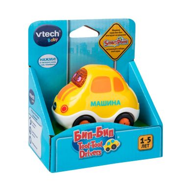 Розвивальна іграшка Vtech Біп біп Машинка озвучена російською 80-119426, Жовтий