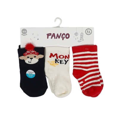 Шкарпетки Panco 3 шт 0-6 місяців 2022BB11001