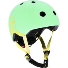 Шлем защитный детский Scoot and Ride, киви, с фонариком, 45-51см SR-181206-KIWI