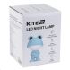 Світильник-нічник LED з акумулятором Dreamy Bunny, блакитний Kite K25-315-1-3