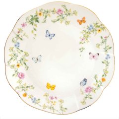 Тарелка из фарфора &Oslash;27см DANCING BUTTERFLIES POZZI MILANO 3120DANB, 27