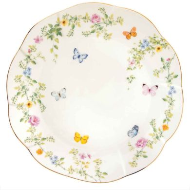 Тарелка из фарфора &Oslash;27см DANCING BUTTERFLIES POZZI MILANO 3120DANB, 27