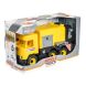 Авто Wader Middle truck мусоровоз желтый в коробке 39492