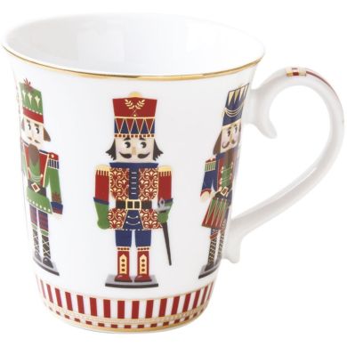 Чашка 275мл из фарфора в цветной коробке NUTCRACKER POZZI MILANO 1101NUTC