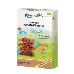 Дитяче печиво Fleur Alpine Organic какао 150 г 5412916941189