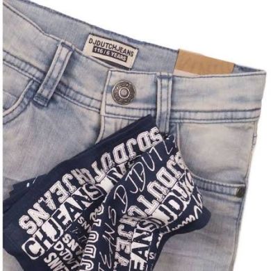 Джинсовые шорты детские DJ Dutchjeans голубые р. 158 E38116-45