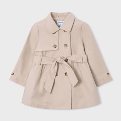 Тренч с поясом для девочки Mayoral 92 Песочный 3459