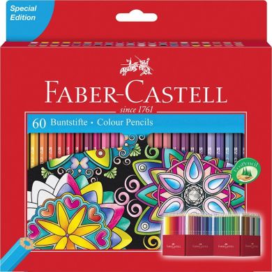 Набір кольорових олівців Faber-Castell Замок 60 кольорів 27084