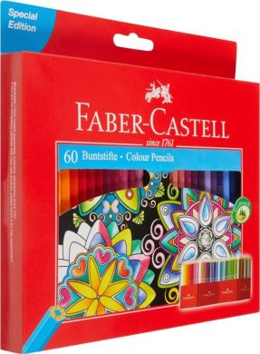 Набір кольорових олівців Faber-Castell Замок 60 кольорів 27084