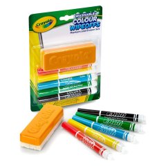 Набір фломастерів для сухого стирання з щіткою (washable) Crayola 256417.012