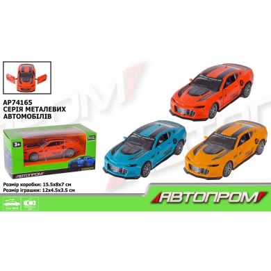 Игрушка машина арт.AP74165 АВТОПРОМ 1:32 3 цвета в кор.15*8*7см