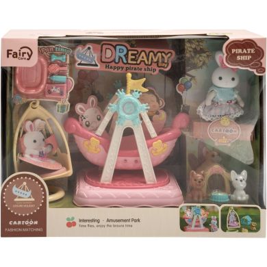 Игровой набор Кролик Kaidi и пиратский корабль XIE SHENG TOYS 6654