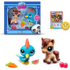 Игровой набор LITTLEST PET SHOP ФЕРМЕРСКАЯ ФИЕСТА (2 фигурки, аксессуар.) 529