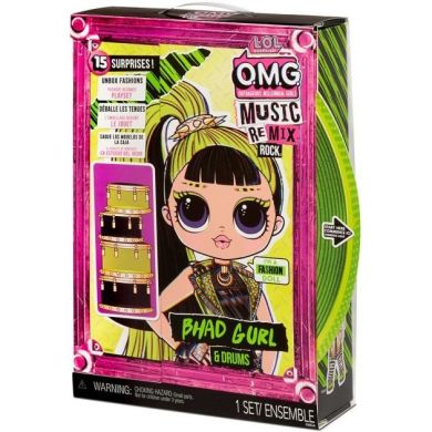 Игровой набор с куклой L.O.L. Surprise! серии O.M.G. Remix Rock — Леди-ритм 577584
