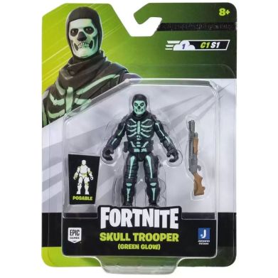 Колекційна фігурка Fortnite Micro Legendary Skull Trooper - Green, 6см FNT0949