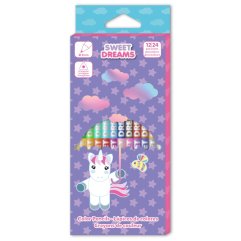 Цветные карандаши 12 pcs Sweet Dreams KL11248