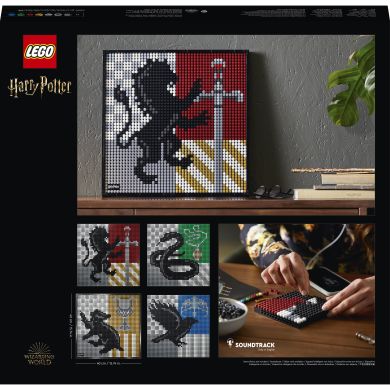 Конструктор LEGO Art Harry Potter Гаррі Поттер Hogwarts crests 4 249 деталей 31201