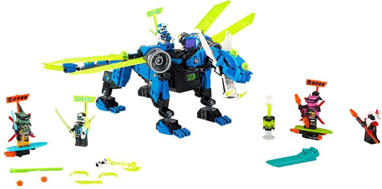 Конструктор LEGO Ninjago Кібердракон Джея, 518 деталей 71711