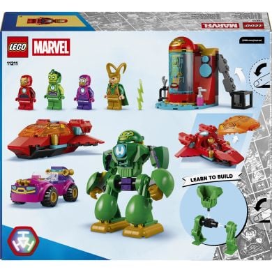 Конструктор Локи против команды Железного Человека Lego Disney Junior Marvel 11211