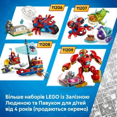 Конструктор Локи против команды Железного Человека Lego Disney Junior Marvel 11211