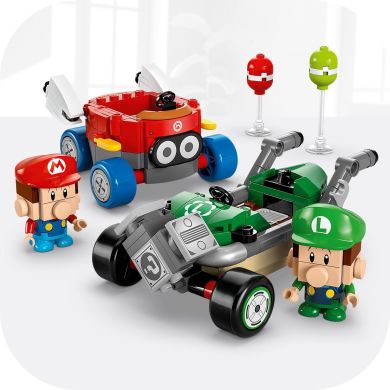 Конструктор Mario Kart Baby Mario vs. Baby Luigi LEGO Super Mario 72034