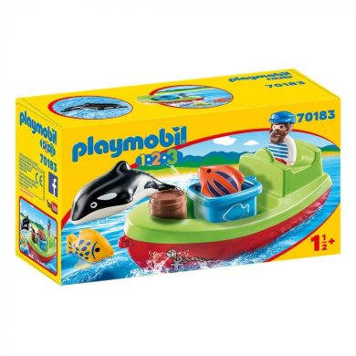 Конструктор Playmobil Рыбак с лодкой 70183