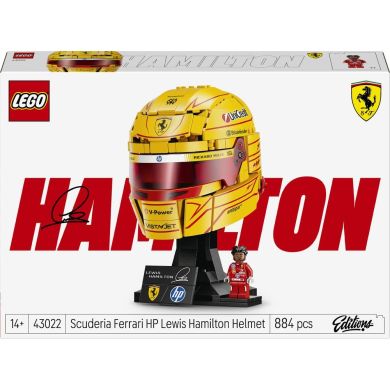 Конструктор Шлем Льюиса Гамильтона из команды Scuderia Ferrari HP Lego Editions Formula 1 43022