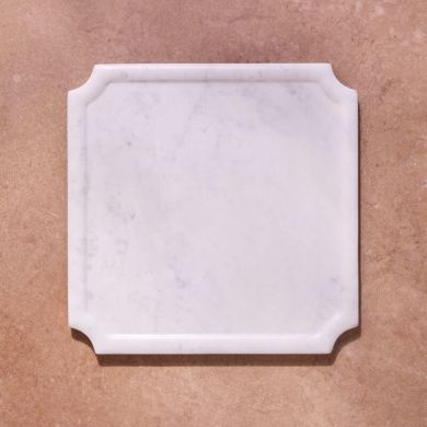 Квадратная доска с рамкой из белого мрамора 30.5x30.5x1.25 Be Home 58-1101