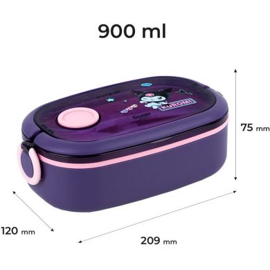 Ланчбокс 900 мл, HK HK25-1180, Фіолетовий