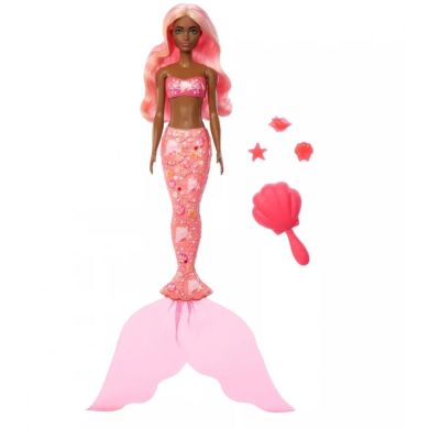 Кукла-русалочка Barbie Color Reveal серии Морские сокровища (сюрприз) JMW61