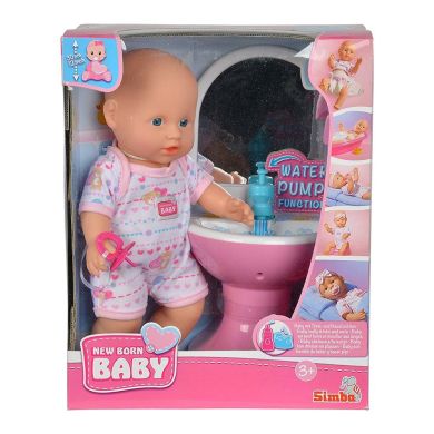 Ляльковий набір Simba Пупс New Born Baby Ванна кімната з функцією подачі води 5036467