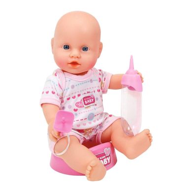 Кукольный набор Simba Пупс New Born Baby Ванная комната с функцией подачи воды 5036467