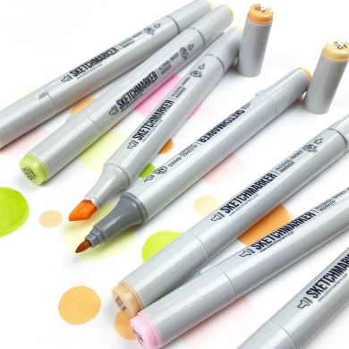 Маркер спиртовой двухсторонний Sketchmarker, Серый холодный 9 SM-CG9